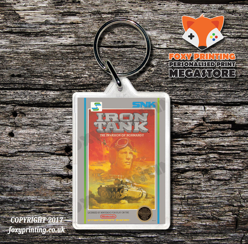 Iron Sword Wizards And Warriors2 Retro NES Game Cover Art Gaming Keyring