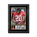 Isaiah Oliver 2 Limited Edition Football Signed Print - American Footballer