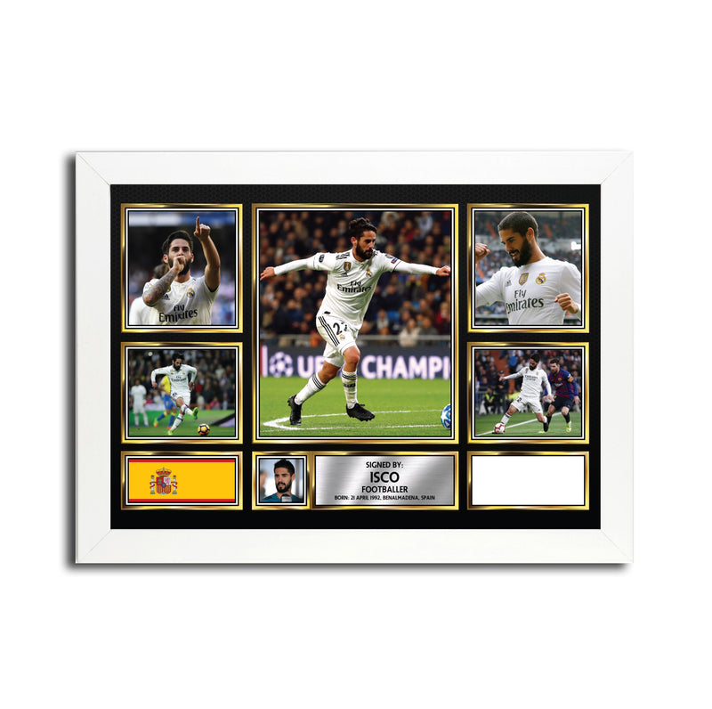 Isco MC1605 Autographed Football Poster