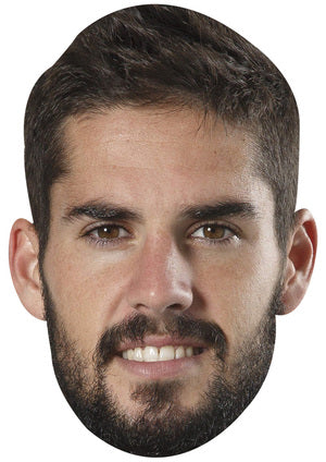 ISCO MASK JB - Footballer Fancy Dress Cardboard Celebrity Party Face Mask