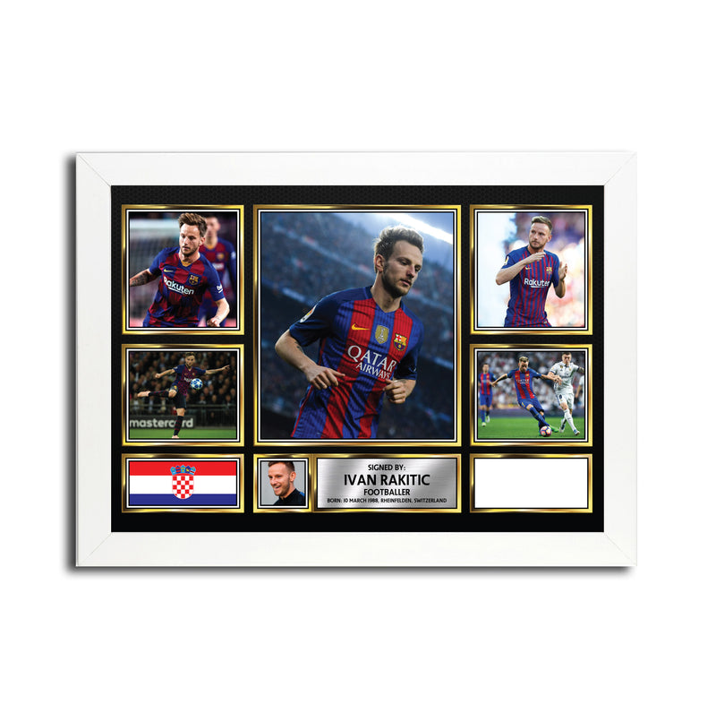 Ivan Rakitić MC1606 Autographed Football Poster