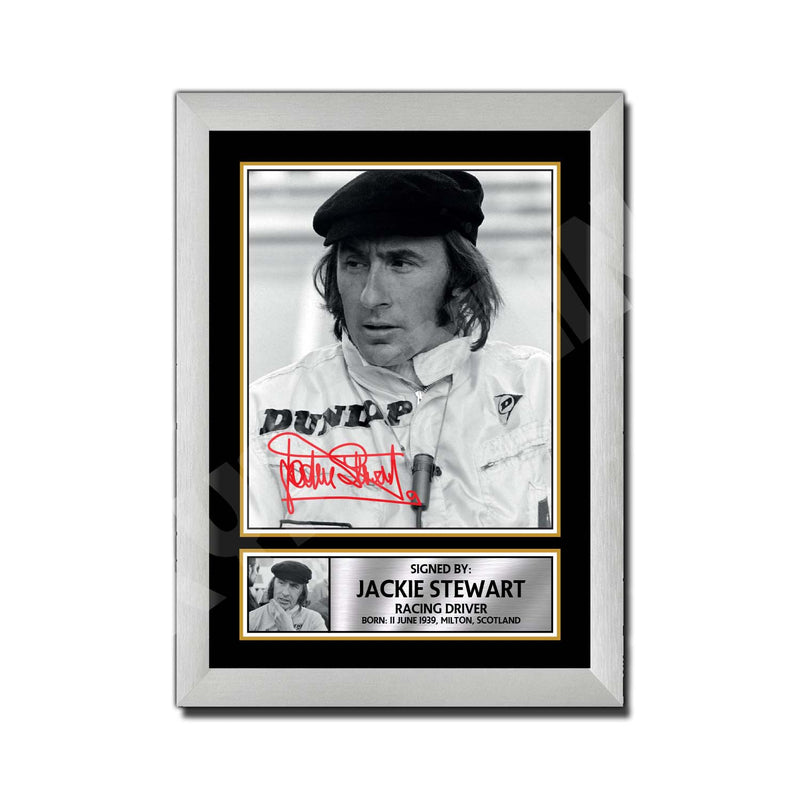 JACKIE STEWART Limited Edition Formula 1 Player Signed Print Formula 1