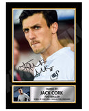 JACK CORK Limited Edition Football Player Signed Print - Football