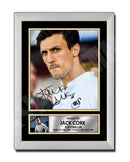 JACK CORK Limited Edition Football Player Signed Print - Football
