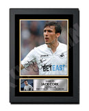 JACK CORK 2 Limited Edition Football Player Signed Print - Football