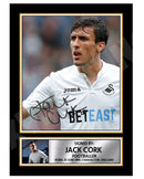 JACK CORK 2 Limited Edition Football Player Signed Print - Football