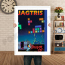 JAGTRIS JAGUAR CD Retro GAME INSPIRED THEME Nintendo NES Gaming A4 A3 A2 Or A1 Poster Art 138