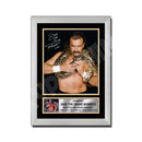JAKE THE SNAKE ROBERTS Limited Edition MMA Wrestler Signed Print - MMA Wrestling