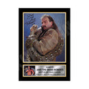 JAKE THE SNAKE ROBERTS 2 Limited Edition MMA Wrestler Signed Print - MMA Wrestling