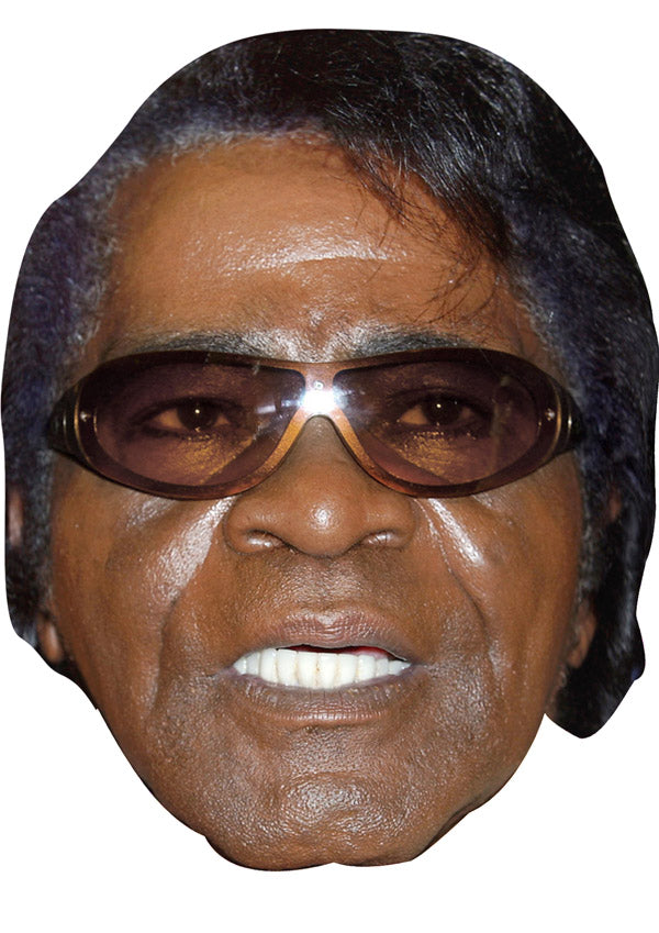 JAMES BROWN JB - Music Star Fancy Dress Cardboard Celebrity Party Face Mask