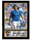 JAMES BEATTIE 1 Limited Edition Football Player Signed Print - Football