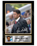 JAMES BEATTIE 2 Limited Edition Football Player Signed Print - Football