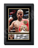 JAMES DEGALE Limited Edition Boxer Signed Print - Boxing