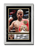 JAMES DEGALE Limited Edition Boxer Signed Print - Boxing