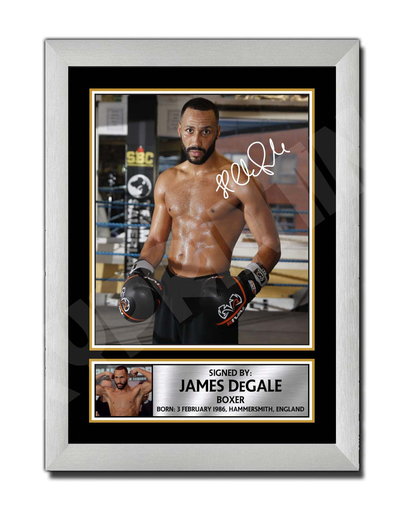 JAMES DEGALE 2 Limited Edition Boxer Signed Print - Boxing