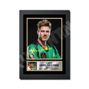 JAMES FAULKNER Limited Edition Cricketer Signed Print - Cricket Player