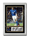 JAMES McFADDEN Limited Edition Football Player Signed Print - Football