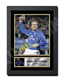 JAMES McFADDEN 2 Limited Edition Football Player Signed Print - Football