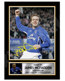 JAMES McFADDEN 2 Limited Edition Football Player Signed Print - Football