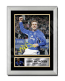 JAMES McFADDEN 2 Limited Edition Football Player Signed Print - Football