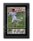 JAMES RODRIGUEZ 1 Limited Edition Football Player Signed Print - Football