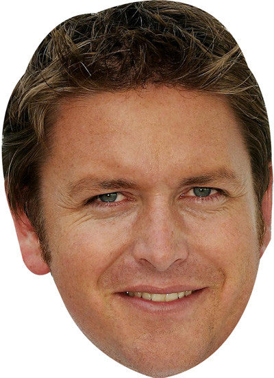 JAMES MARTIN TV STARS 2018 Celebrity Face Mask Fancy Dress Cardboard Costume Mask