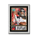 JAMIES WINSTON (1) Limited Edition Football Signed Print - American Footballer