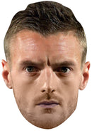 JAMIE VARDY JB - Footballer Fancy Dress Cardboard Celebrity Party Face Mask