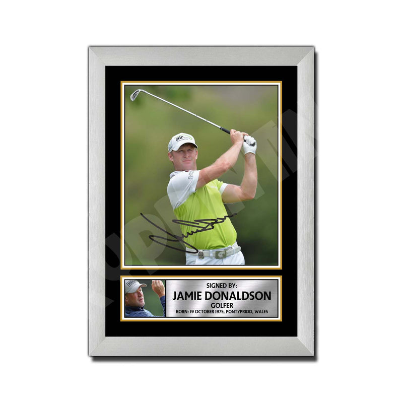JAMIE DONALDSON 2 Limited Edition Golfer Signed Print - Golf