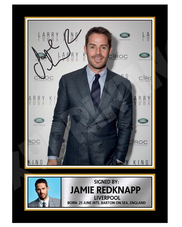 JAMIE REDKNAPP 2 Football Player Printed Signature Print