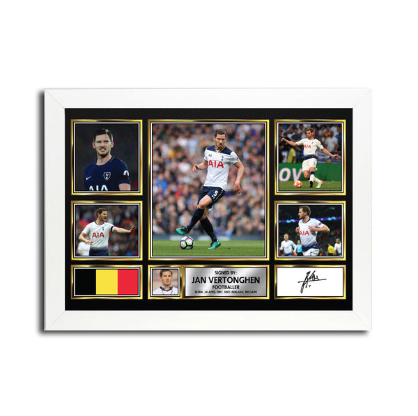 JAN VERTONGHEN MC1610 Printed Signature Football Poster