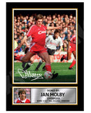 JAN MOLBY 1 Limited Edition Football Player Signed Print - Football
