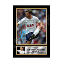 JAN VERTONGHEN_1 Limited Edition Football Player Signed Print - Football