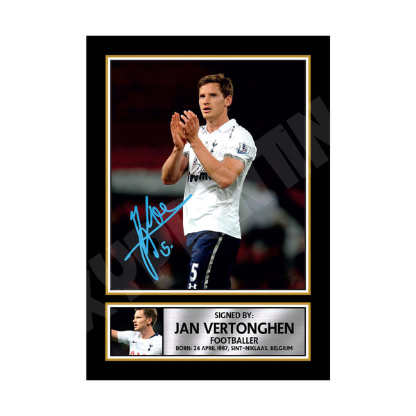 JAN VERTONGHEN 2_1 Football Player Printed Signature Print
