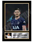 JAN VERTONGHEN 2 Limited Edition Football Player Signed Print - Football