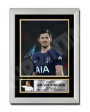 JAN VERTONGHEN 2 Limited Edition Football Player Signed Print - Football