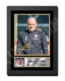 JAN WOUTERS Limited Edition Football Player Signed Print - Football