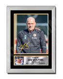 JAN WOUTERS Limited Edition Football Player Signed Print - Football