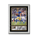 JARED GOFF 2 Limited Edition Football Signed Print - American Footballer