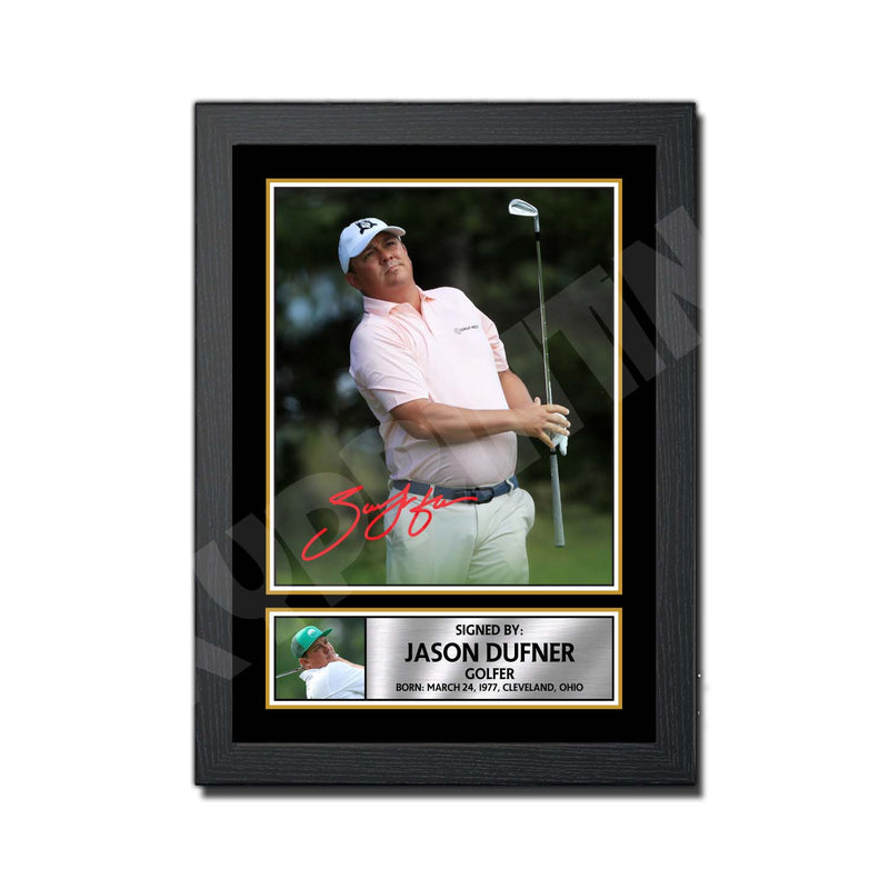 JASON DUFNER Limited Edition Golfer Signed Print - Golf