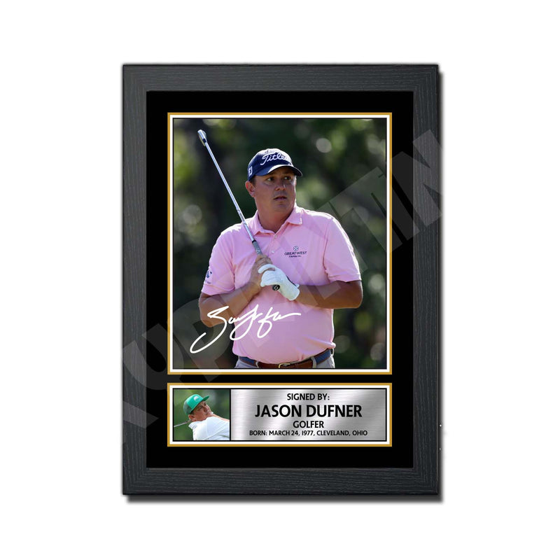 JASON DUFNER 2 Limited Edition Golfer Signed Print - Golf