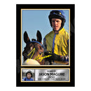 JASON MAGUIRE Limited Edition Horse Racer Signed Print - Horse Racing
