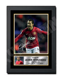 JAVIER HERNANDEZ 2 Limited Edition Football Player Signed Print - Football