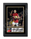 JAVIER HERNANDEZ (1) Limited Edition Football Player Signed Print - Football