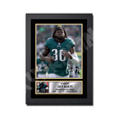 JAY AJAYI (1) Limited Edition Football Signed Print - American Footballer