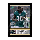 JAY AJAYI (1) Limited Edition Football Signed Print - American Footballer