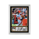 JC Tretter Limited Edition Football Signed Print - American Footballer