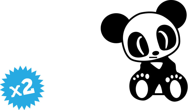 JDM Panda Novelty Vinyl Car Sticker