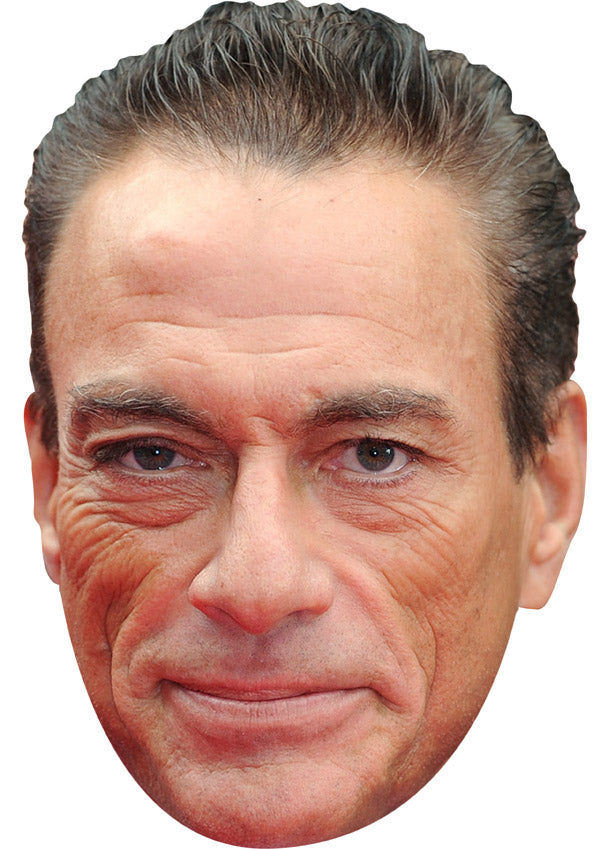 JEAN CLAUDE VAN DAMME JB Actor Movie Tv Celebrity Party Face Mask