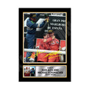 JEAN ALESI _ MICHAEL SCHUMACHER Limited Edition Formula 1 Player Signed Print Formula 1